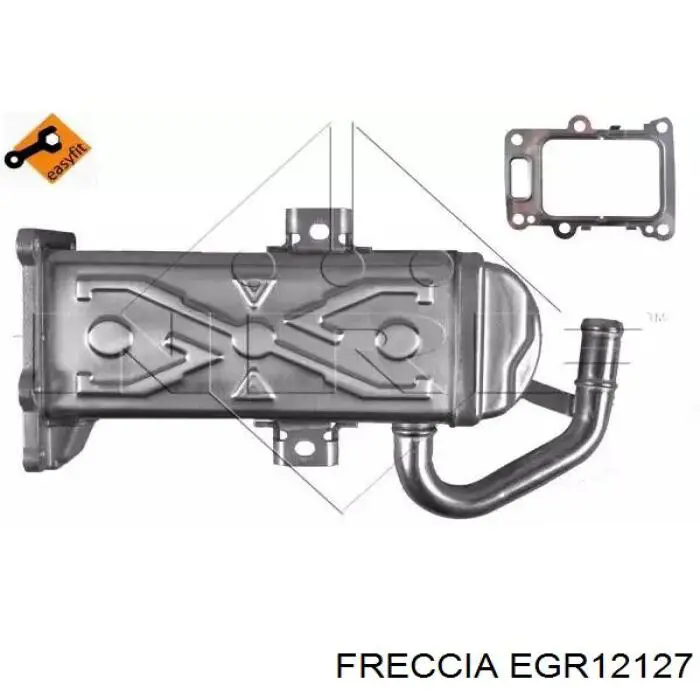 Chłodnica układu recyrkulacji spalin EGR Freccia EGR12127 cena, od 190,05 USD
