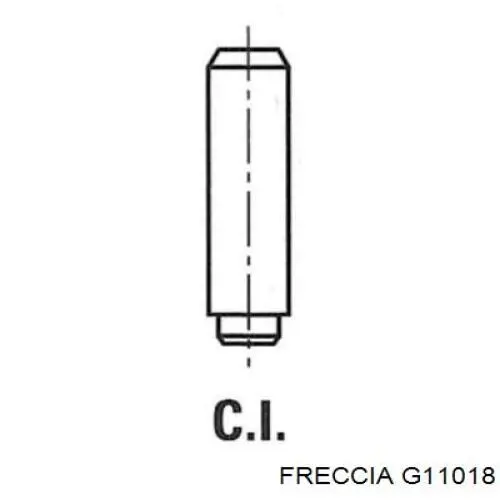 Prowadnica zaworu Freccia G11018 cena, od 0,93 USD
