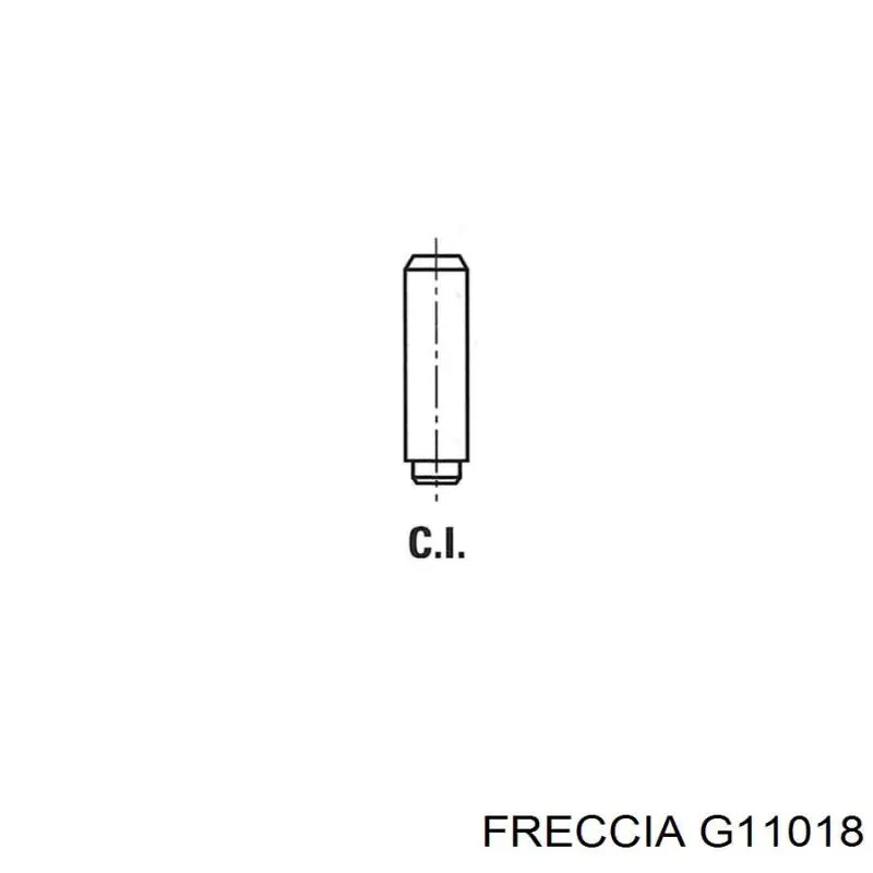 Prowadnica zaworu G11018 Freccia