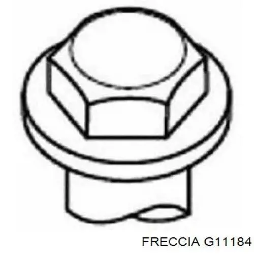 Prowadnica zaworu 11184 Freccia