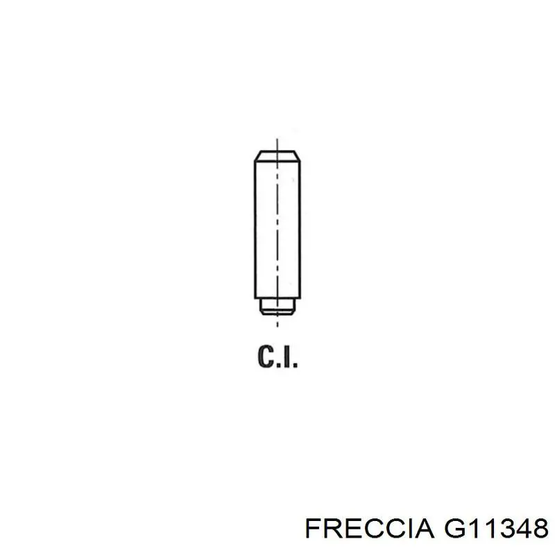 Do koszyka 13212AD260 Nissan/Infiniti Prowadnica zaworu wylotowego