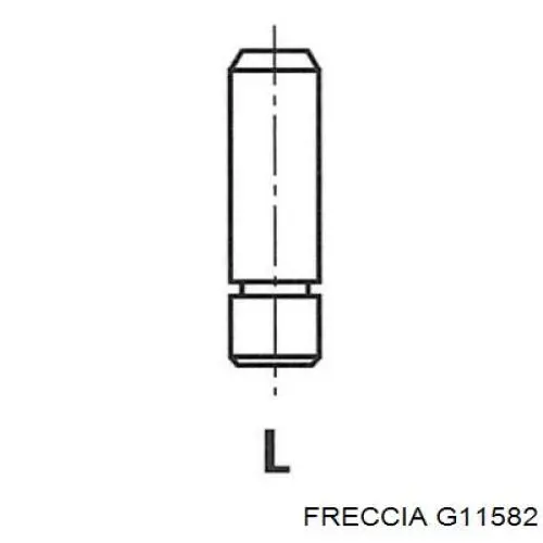 Prowadnica zaworu 8133121 TRW