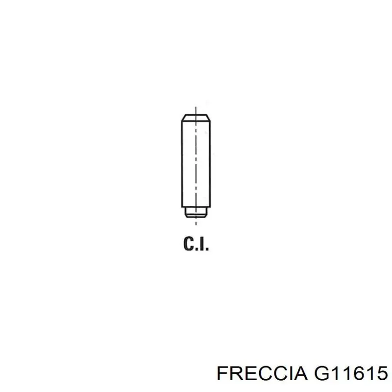 Do koszyka G11615 Freccia Prowadnica zaworu