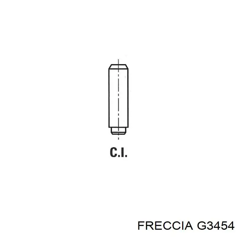 G3454 Freccia Prowadnica zaworu