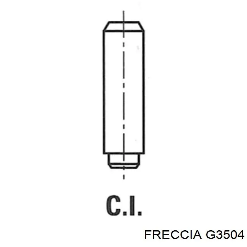 Do koszyka G3504 Freccia Prowadnica zaworu