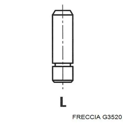 Prowadnica zaworu Freccia G3520 cena, od 2,25 USD