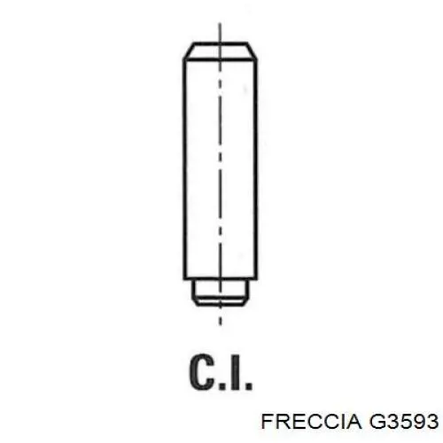 Prowadnica zaworu 3593 Freccia