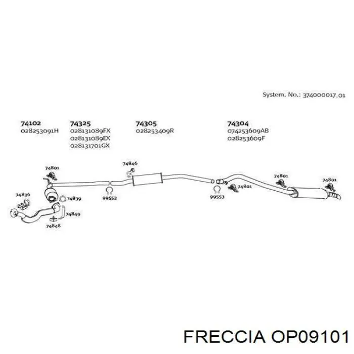 Do koszyka OP09101 Freccia Pompa oleju