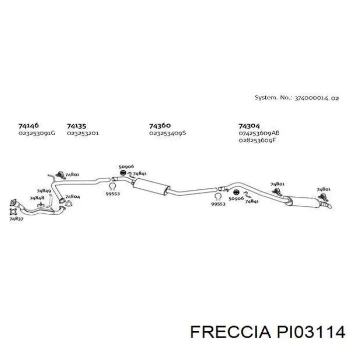Do koszyka PI03114 Freccia Kompensator hydrauliczny (popychacz hydrauliczny), popychacz zaworu