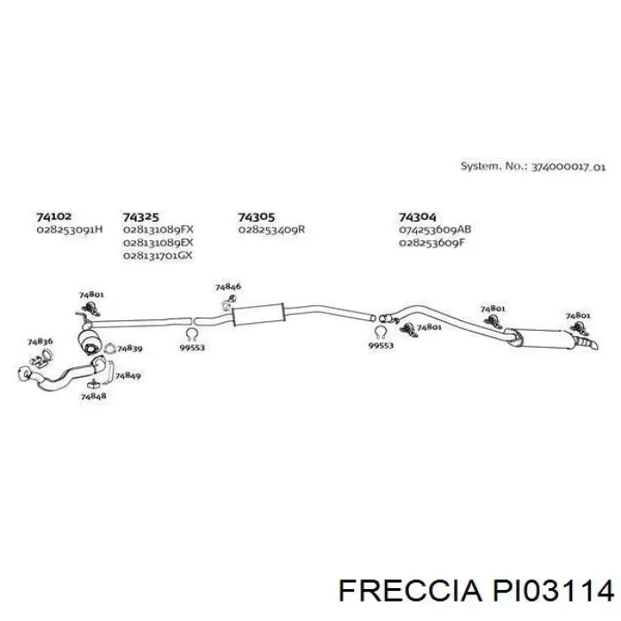 Do koszyka PI03114 Freccia Kompensator hydrauliczny (popychacz hydrauliczny), popychacz zaworu