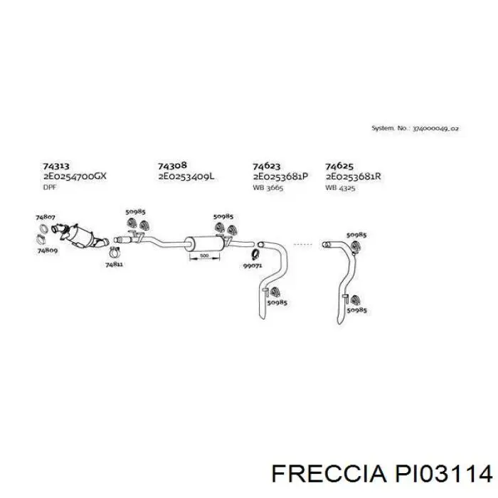 Kompensator hydrauliczny (popychacz hydrauliczny), popychacz zaworu Freccia PI03114 cena, od 14,06 USD