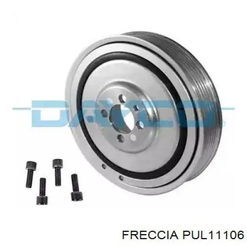 Koło pasowe wału korbowego Jakoparts J1098009 cena, od 88,50 USD