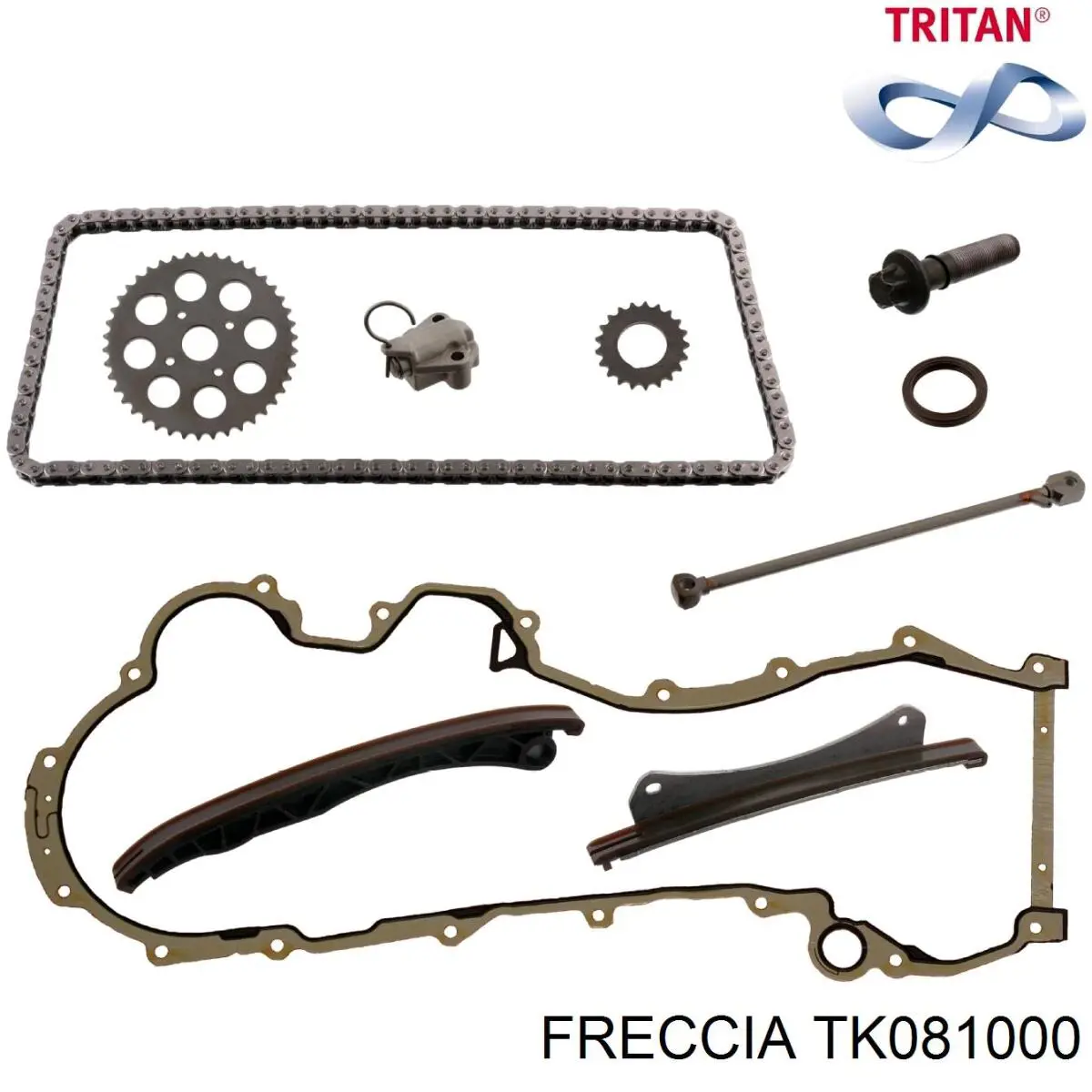 Łańcuch rozrządu, zestaw Freccia TK081000 cena, od 105,13 USD