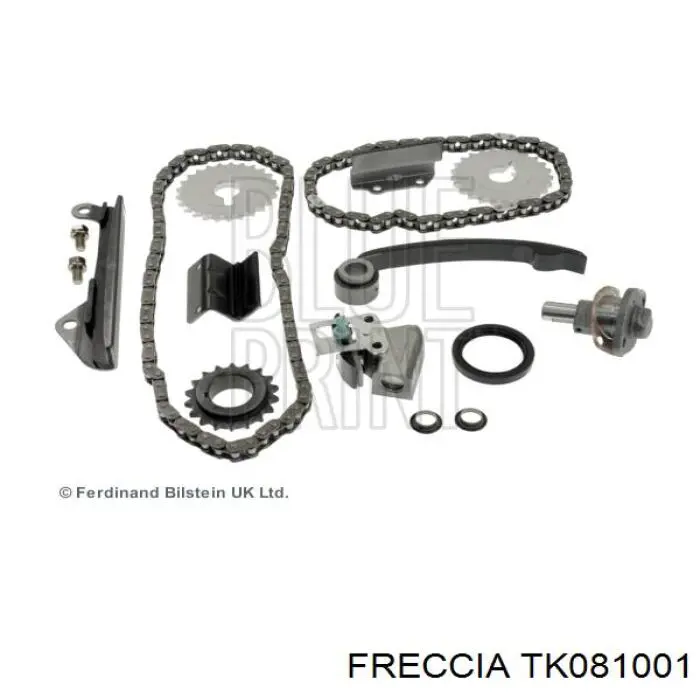 Łańcuch rozrządu, zestaw Freccia TK081001 cena, od 109,80 USD