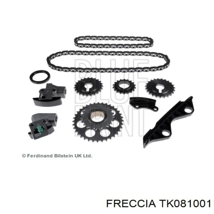 Do koszyka TK081001 Freccia Łańcuch rozrządu, zestaw
