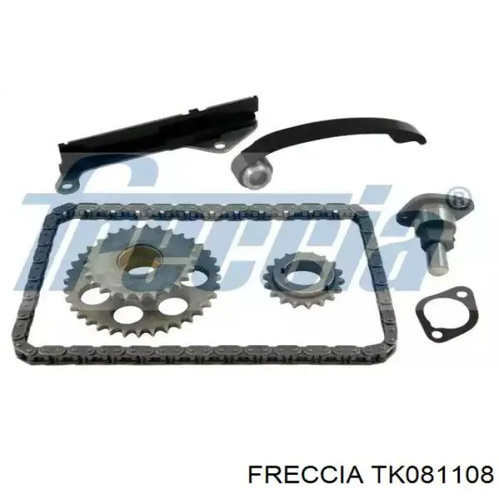 Łańcuch rozrządu górny, zestaw 9658356980 Fiat/Alfa/Lancia