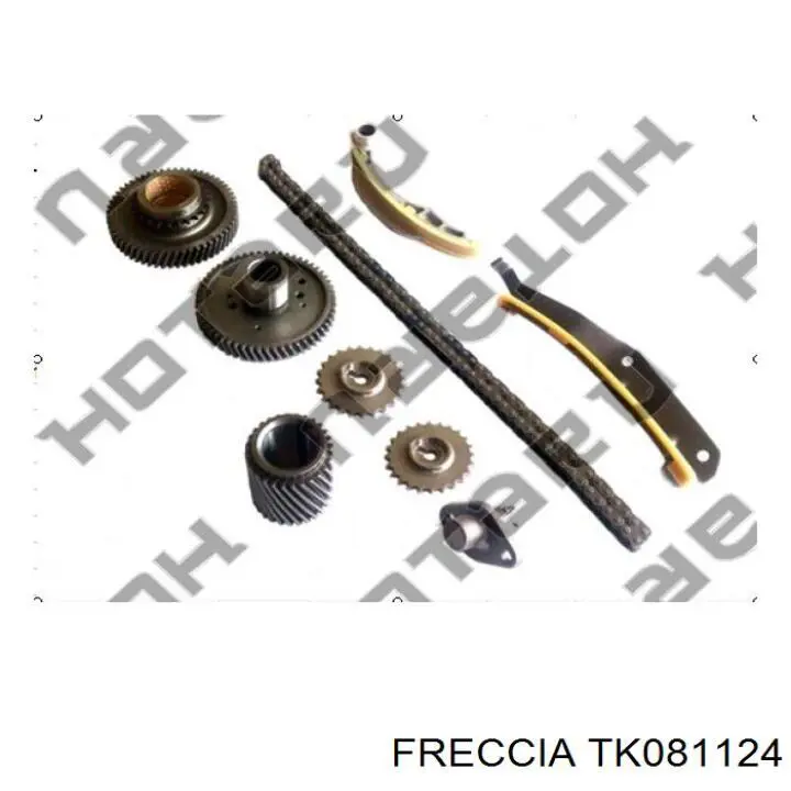 Do koszyka TK081124 Freccia Łańcuch rozrządu, zestaw