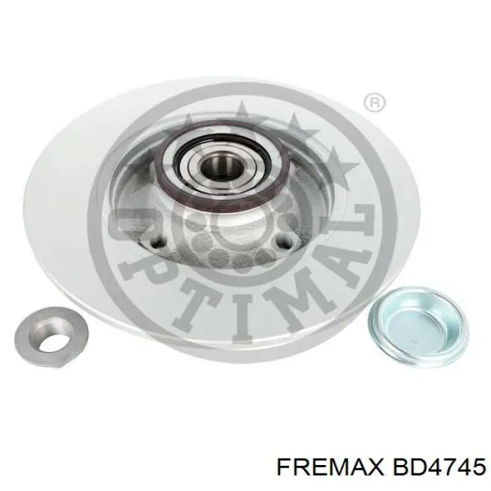 Tarcza hamulcowa tylna Fremax BD4745 cena, od 62,14 USD