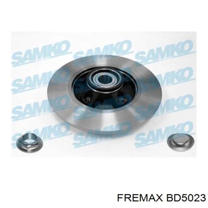 Tarcza hamulcowa tylna BD5023 Fremax
