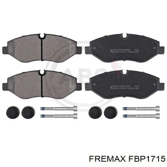 Klocki hamulcowe przednie tarczowe Fremax FBP1715 cena, od 29,56 USD