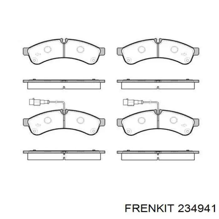 234941 Frenkit zestaw naprawczy zacisku hamulcowego tylnego