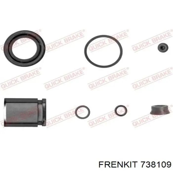 Do koszyka D43514S Autofren Zestaw naprawczy zacisku hamulcowego tylnego