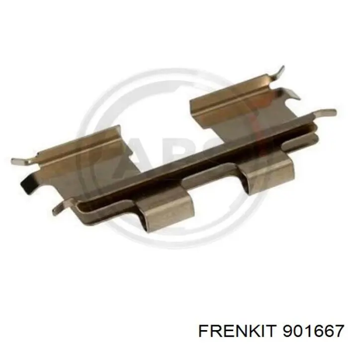 901667 Frenkit Zestaw sprężyn do mocowania tylnych klocków tarczowych
