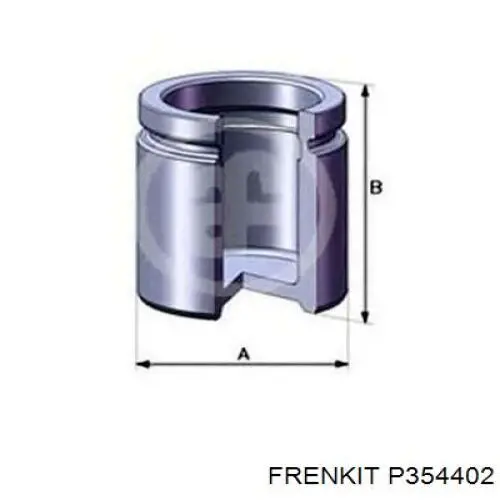 Do koszyka P354402 Frenkit Tłoczek zacisku hamulca tylnego