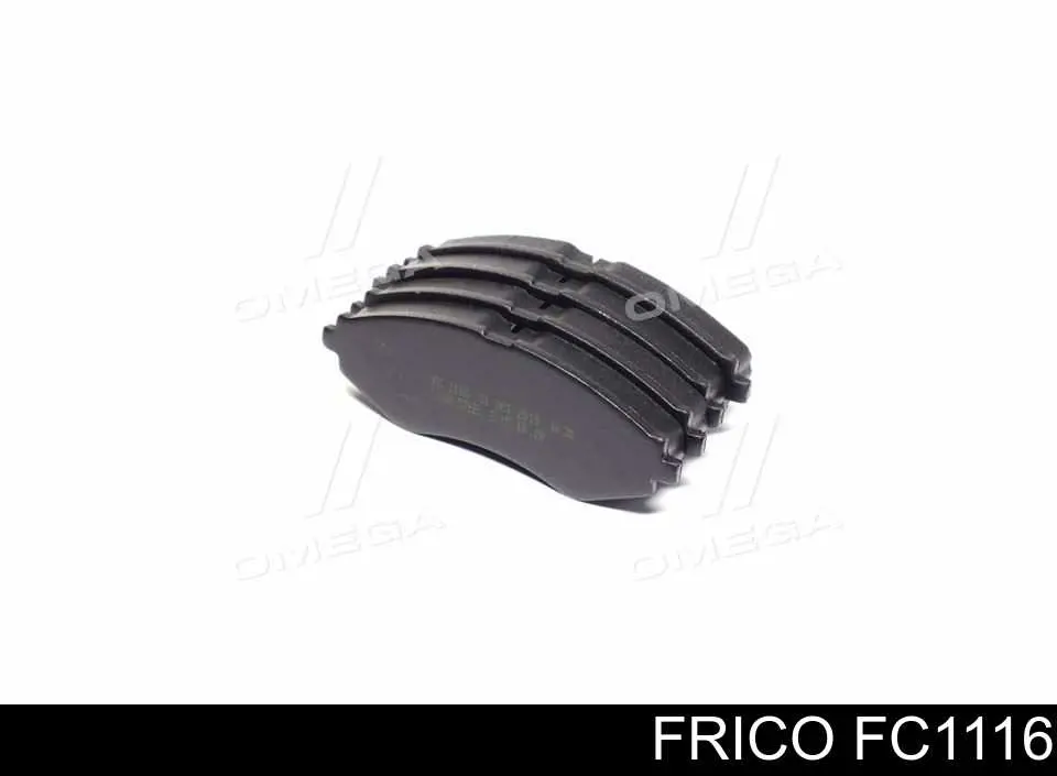 Klocki hamulcowe przednie tarczowe Frico FC1116 cena, od 16,83 USD