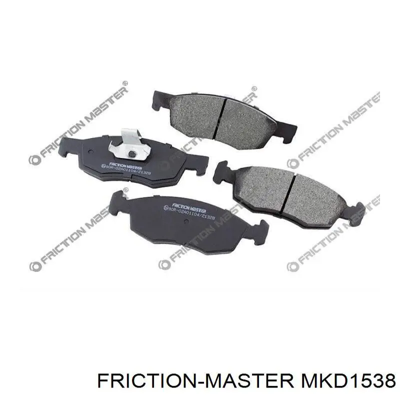 Klocki hamulcowe przednie tarczowe MKD1538 Friction Master