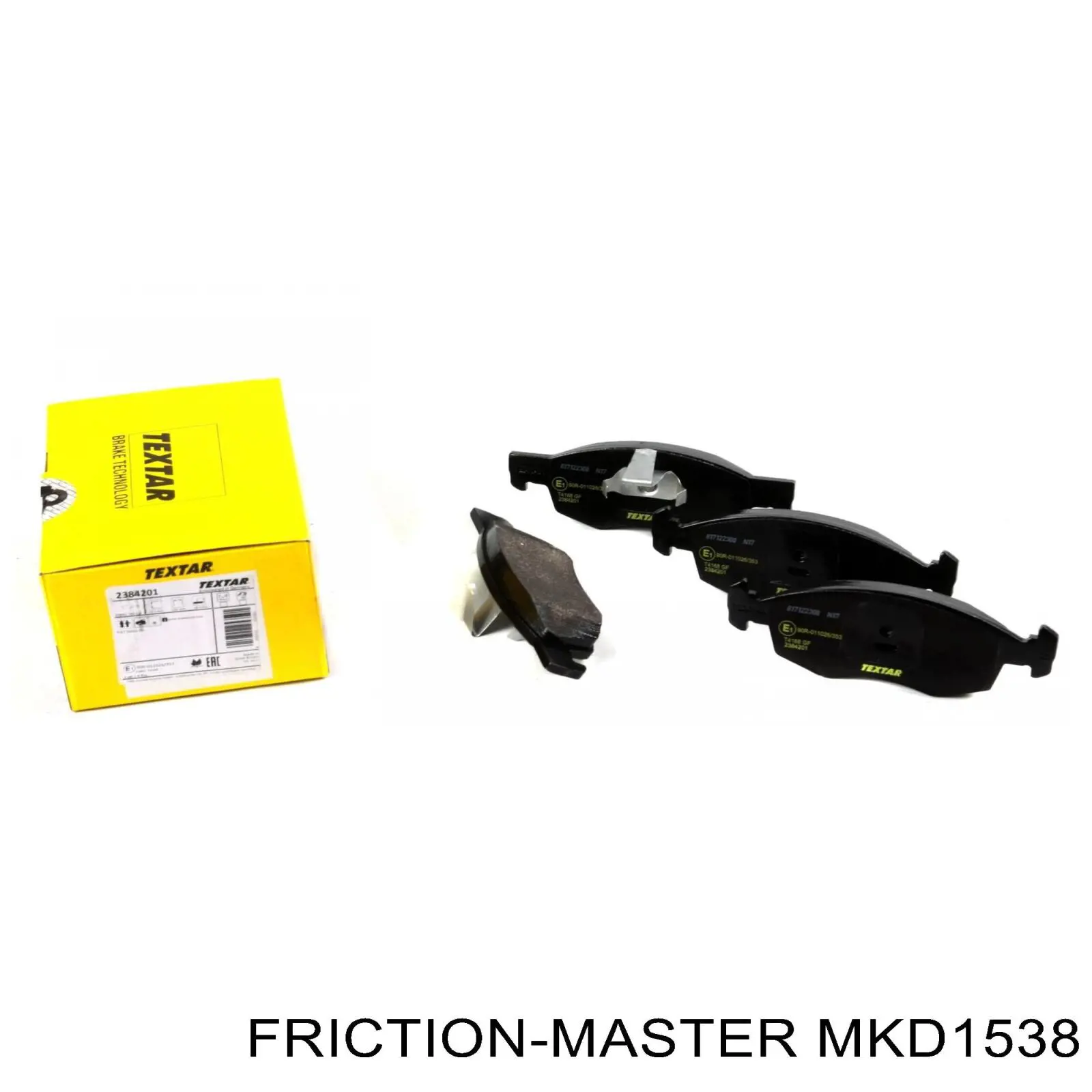 Klocki hamulcowe przednie tarczowe MKD1538 Friction Master