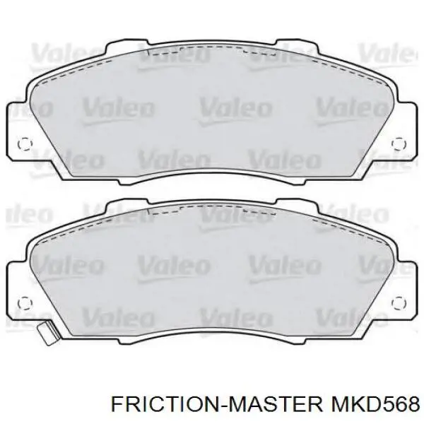 Do koszyka MKD568 Friction Master Klocki hamulcowe przednie tarczowe