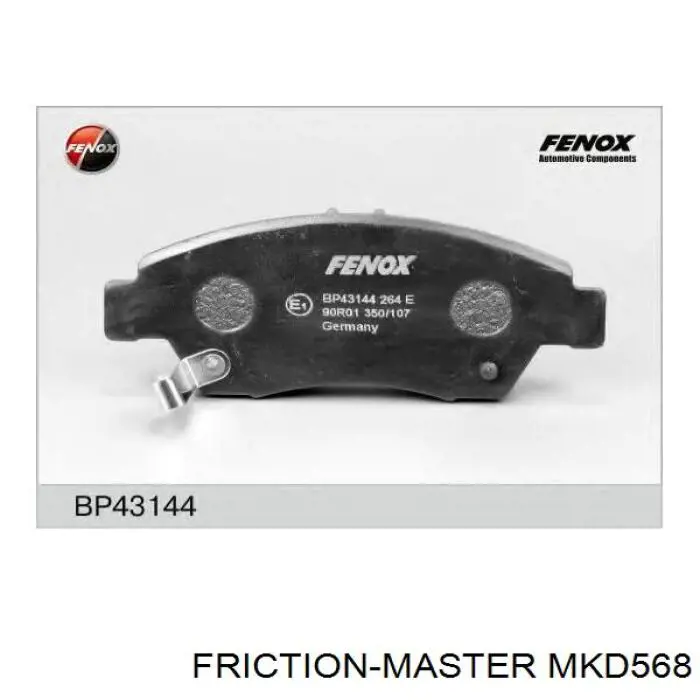 Klocki hamulcowe przednie tarczowe Friction Master MKD568 cena, od 27,02 USD