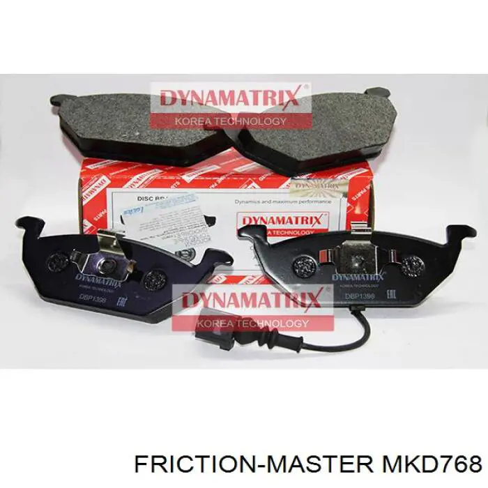 Klocki hamulcowe przednie tarczowe Friction Master MKD768 cena, od 38,82 USD