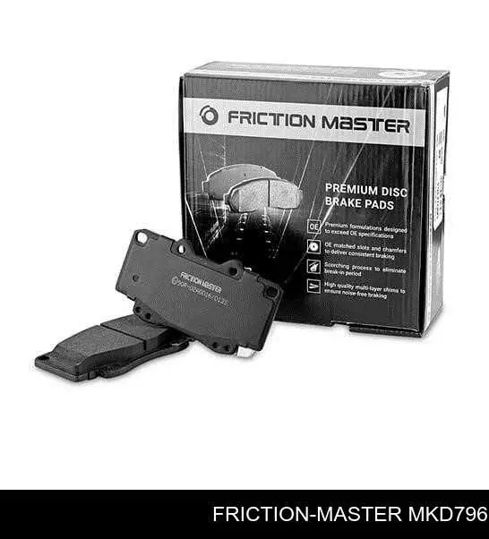 MKD796 Friction Master Klocki hamulcowe przednie tarczowe