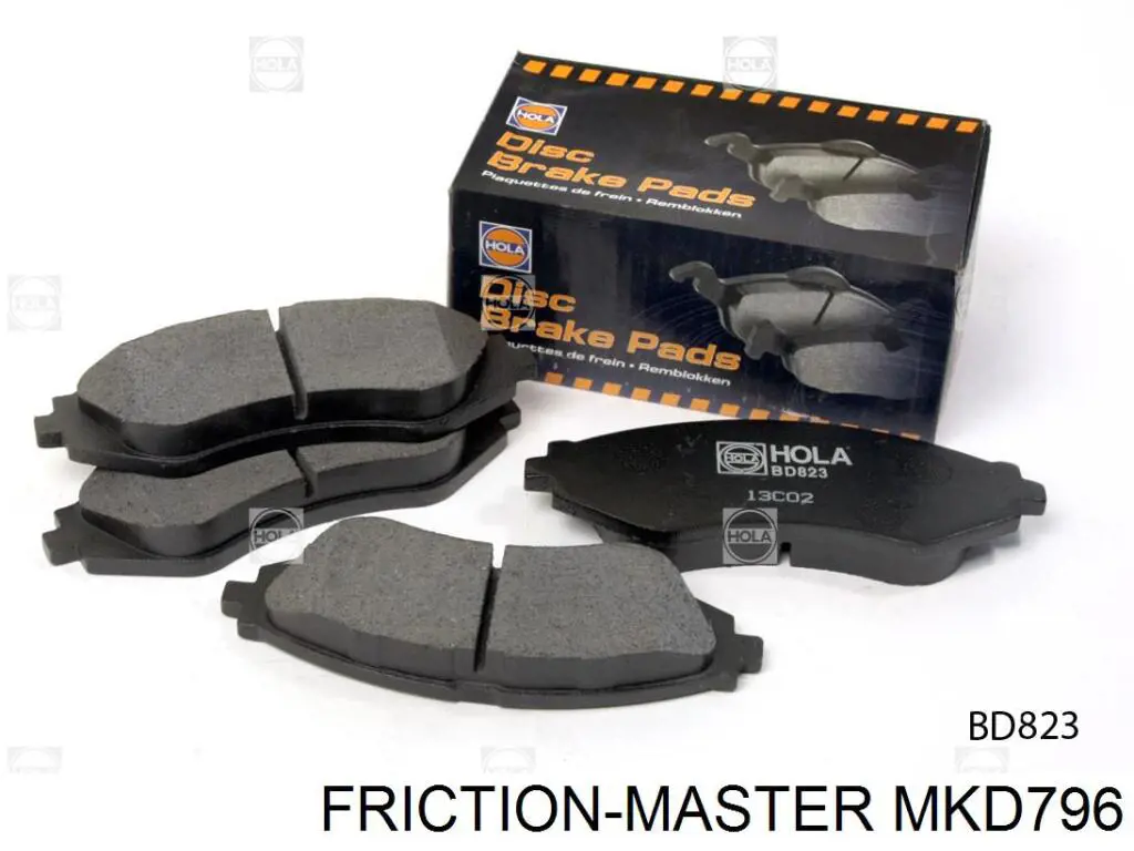 Do koszyka MKD796 Friction Master Klocki hamulcowe przednie tarczowe