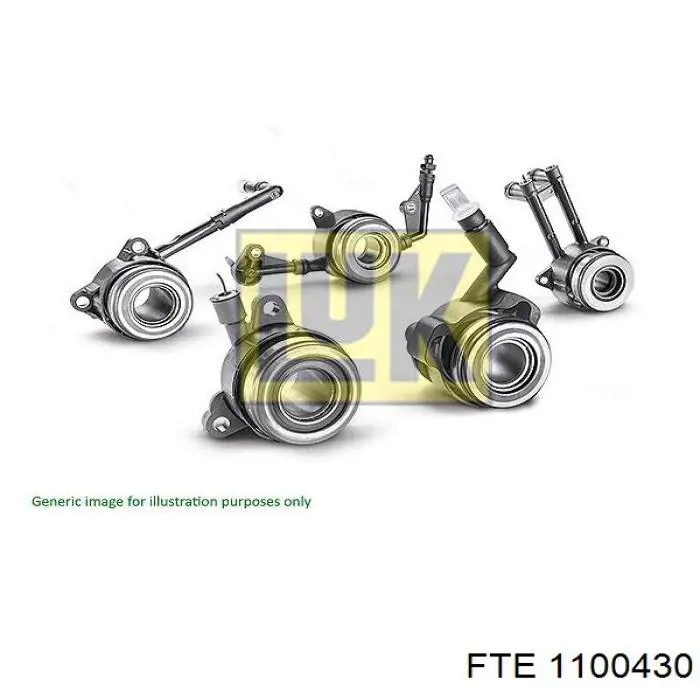 Cylinder roboczy sprzęgła (wysprzęglik) w komplecie z łożyskiem wyciskowym 306204287R Renault (RVI)