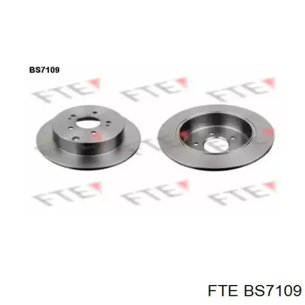 Tarcza hamulcowa tylna MN102438 Mitsubishi