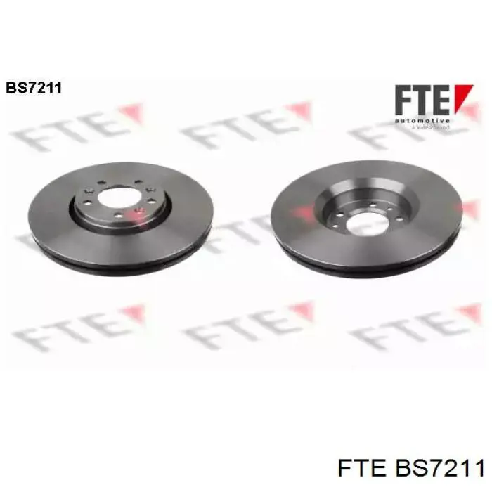 BS7211 FTE Tarcza hamulcowa przednia