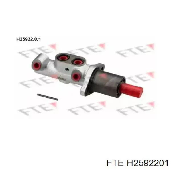 Do koszyka H2592201 FTE Główny cylinder hamulców