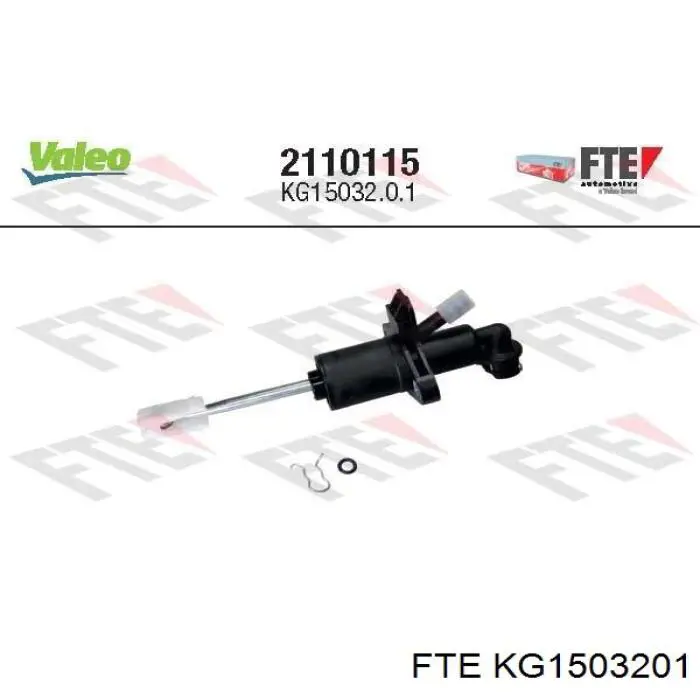 Cylinder sprzęgła główny FTE KG1503201 cena, od 49,44 USD