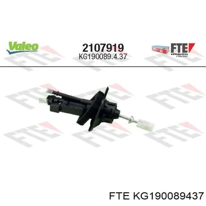 Cylinder sprzęgła główny FTE KG190089437 cena, od 62,56 USD