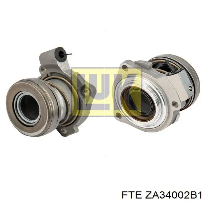 Cylinder roboczy sprzęgła (wysprzęglik) w komplecie z łożyskiem wyciskowym FTE ZA34002B1 cena, od 52,09 USD