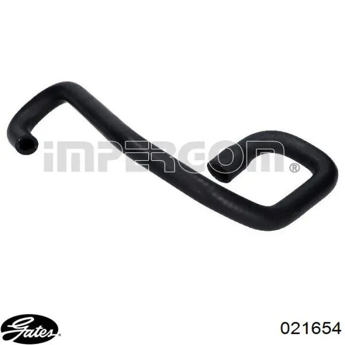 Przewód (króciec) układu chłodzenia Gates 021654 cena, od 11,30 USD