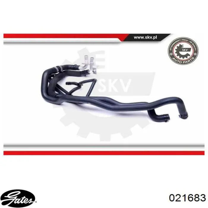 Przewód chłodnicy ogrzewacza (nagrzewnicy), podwójny Gates 021683 cena, od 203,62 USD