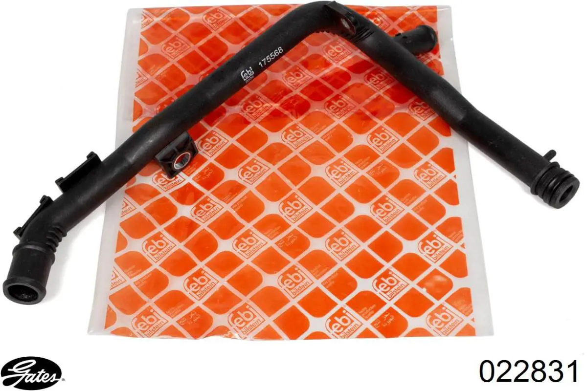Przewód (króciec) układu chłodzenia Gates 022831 cena, od 42,41 USD