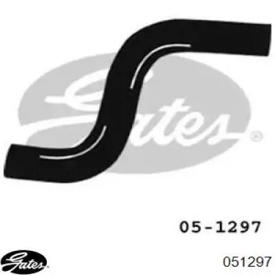 Do koszyka 051297 Gates Przewód (króciec) chłodnicy górny