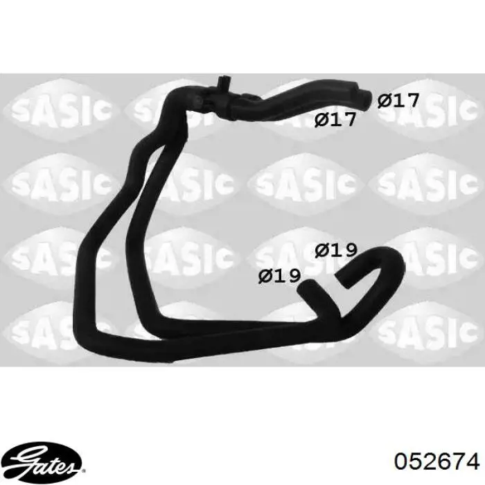 Przewód (króciec) chłodnicy górny Autotechteile 5080253 cena, od 14,17 USD