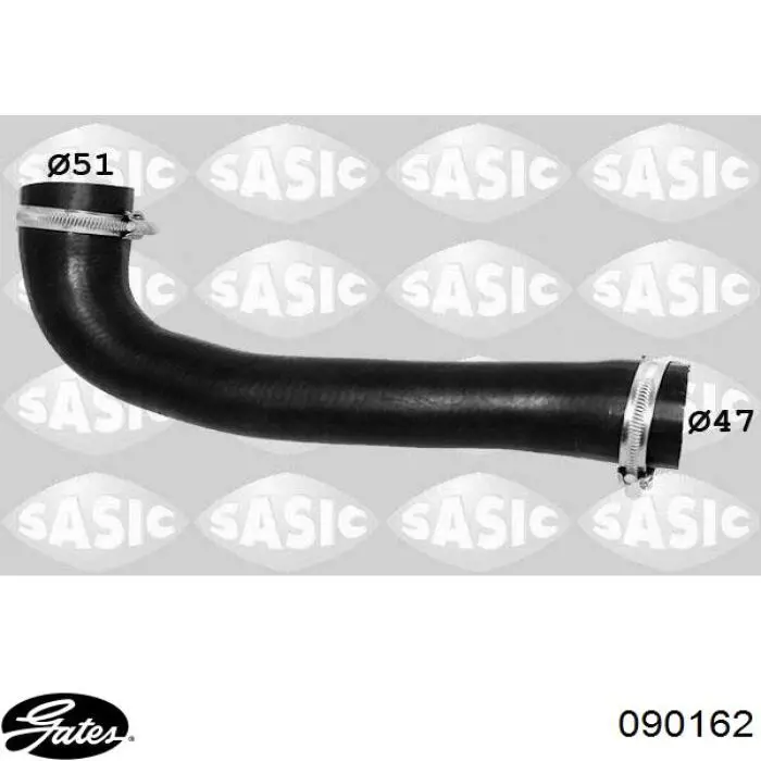 Króciec powietrza, wylot z turbiny (doładowanie) Gates 090162 cena, od 25,93 USD