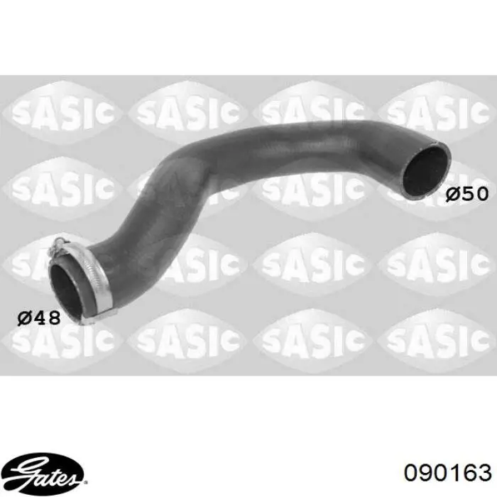 Do koszyka 55557038 Opel Króciec powietrza, wylot z turbiny (doładowanie)
